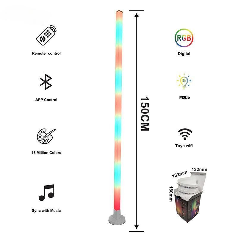 2024 Atmosphere Smart Home Light Rgb Led Lamp con base de hierro y control remoto