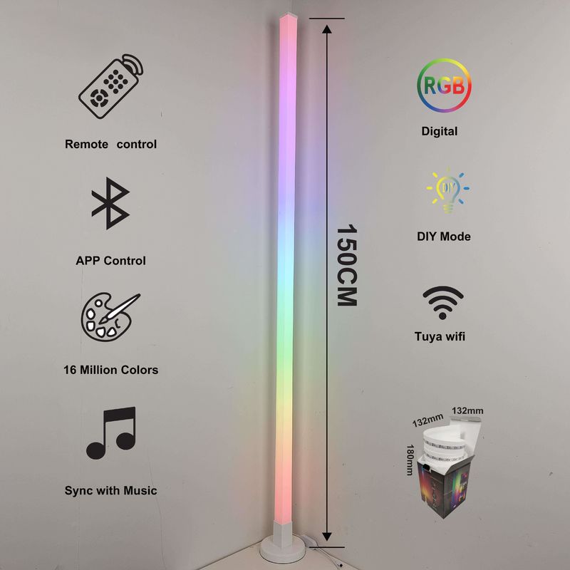 2024 Atmosphere Smart Home Light Rgb Led Lamp con base de hierro y control remoto