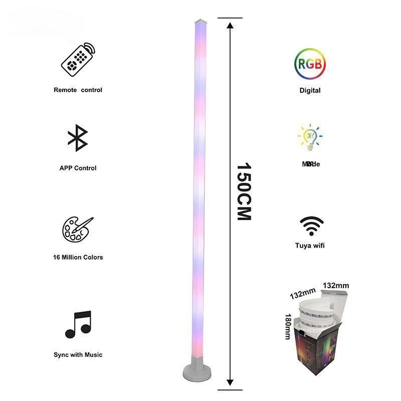 2024 Atmosphere Smart Home Light Rgb Led Lamp con base de hierro y control remoto