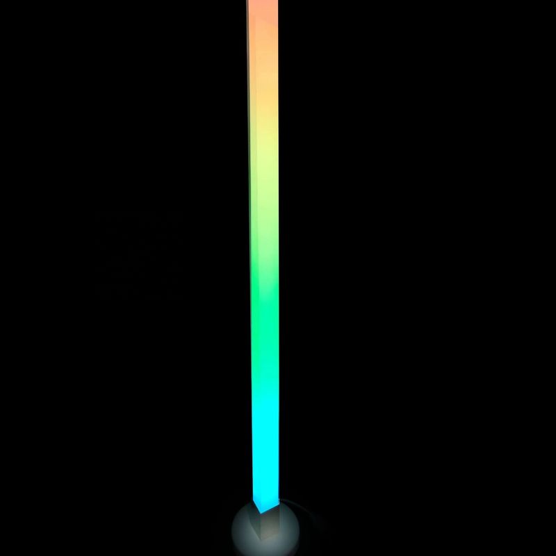Control de aplicaciones DIY lámpara de piso de esquina LED iluminación multicolor para el dormitorio de bar sala de juegos
