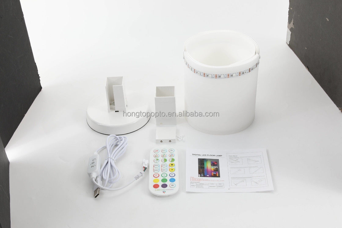 Control de aplicaciones DIY lámpara de piso de esquina LED iluminación multicolor para el dormitorio de bar sala de juegos