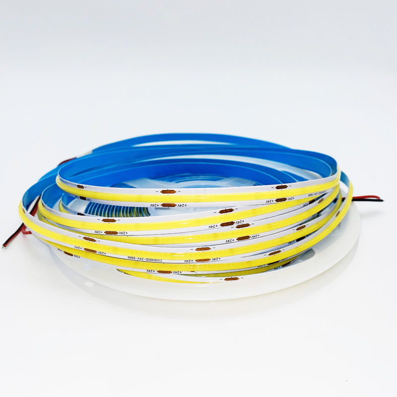 12V / 24V Cob Led Strip 320leds / m de bobina a bobina 5m / 10m / 20m / 50m Cortable cada 3 LED