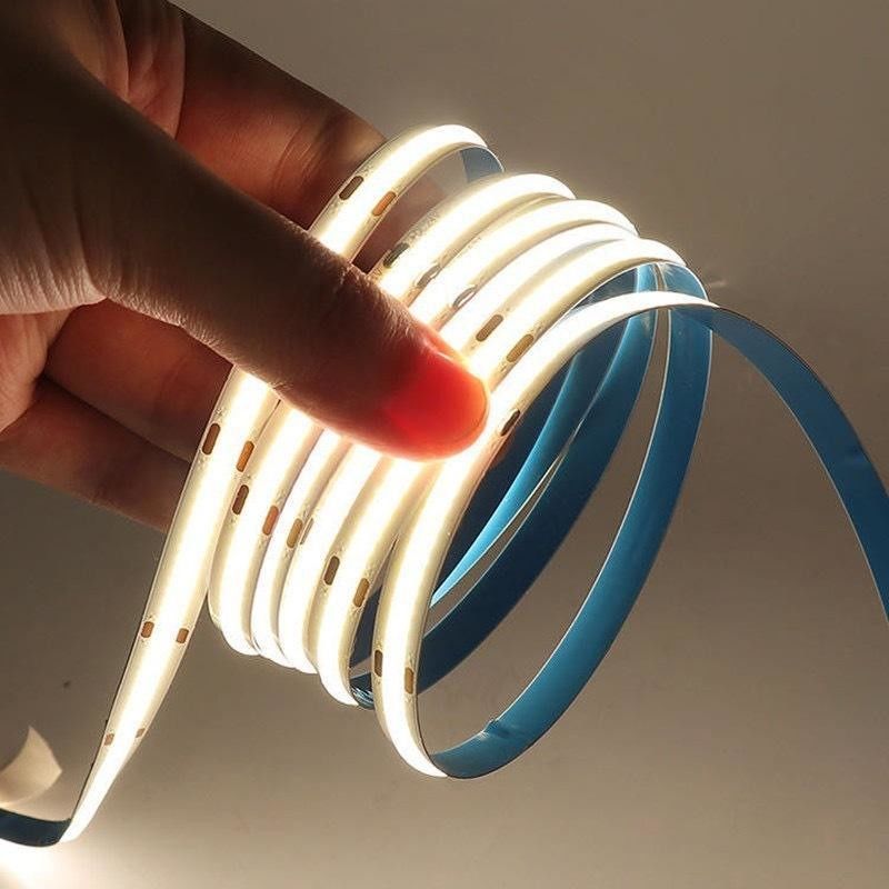12V / 24V Cob Led Strip 320leds / m de bobina a bobina 5m / 10m / 20m / 50m Cortable cada 3 LED