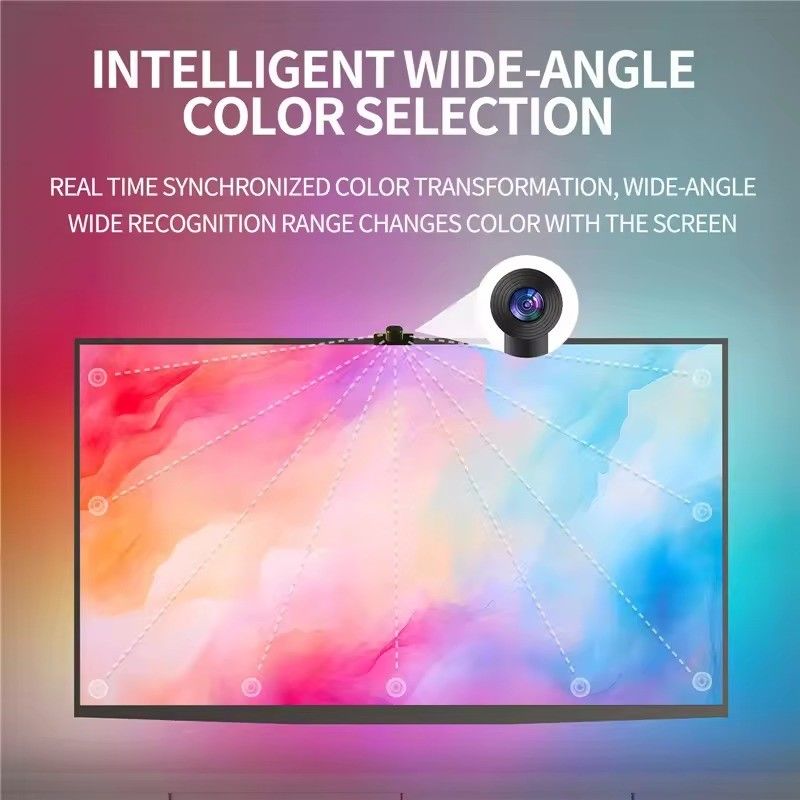 Tecnología de conectividad DC Wifi TV de inmersión de luz LED para 65-75 pulgadas Asistente