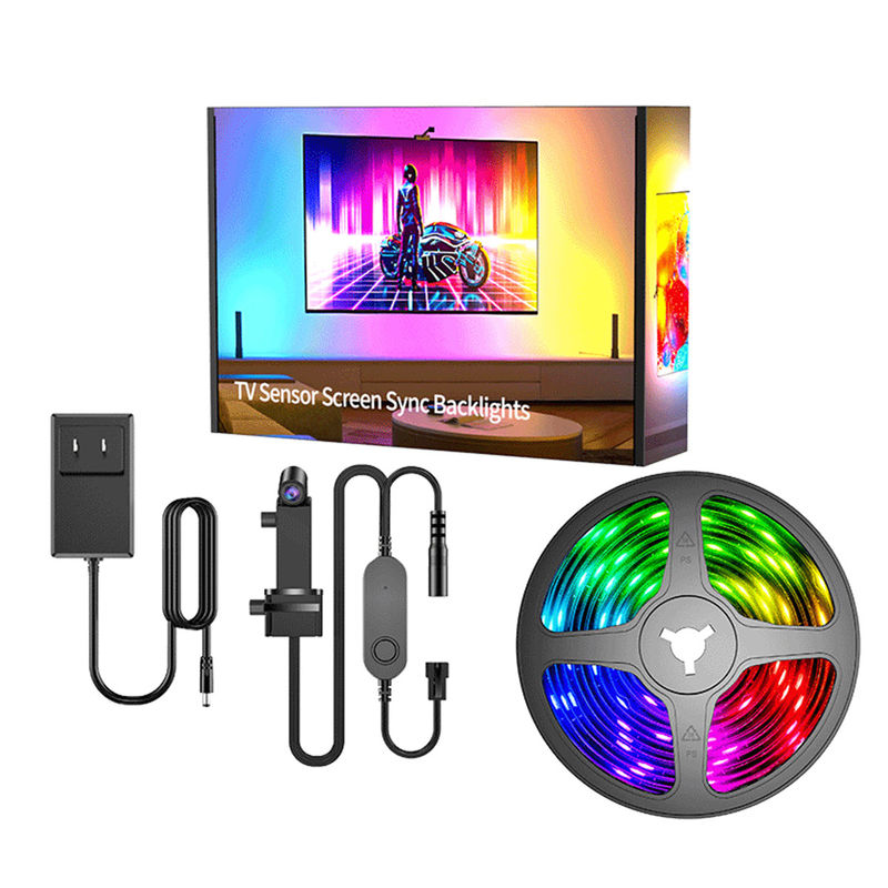 55-65 pulgadas Alexa Google Home Ambient Smart App Wifi TV de inmersión LED Reverso 3.8m 12.5ft ROLL con cámara