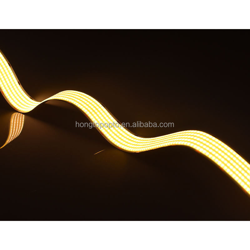 3- Ultra Wide 24V Blanco Caliente Blanco COB Luz de banda LED para iluminación decorativa LED 90Ra