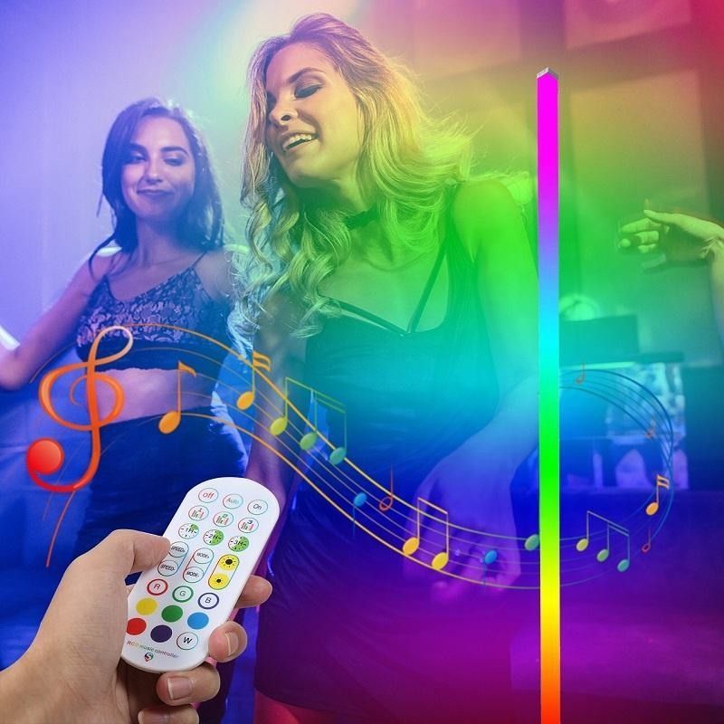 18 PC/Ctn DC5V Iluminación de piso decorativa para interiores con función de música y controlador IR
