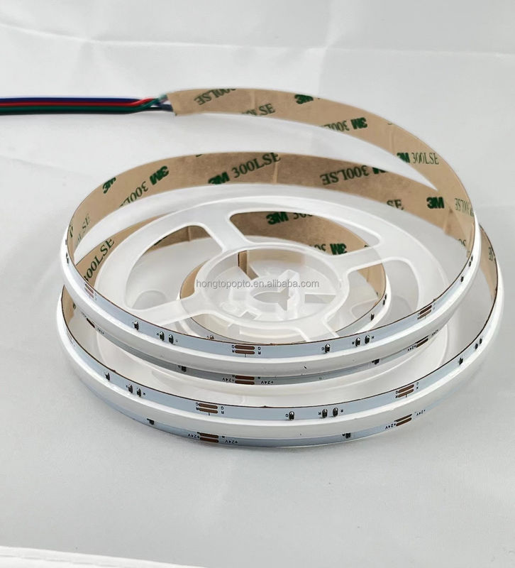 Luz de banda flexible RGB 756leds COB DC 12V LED con eficiencia luminosa de 100lm/w