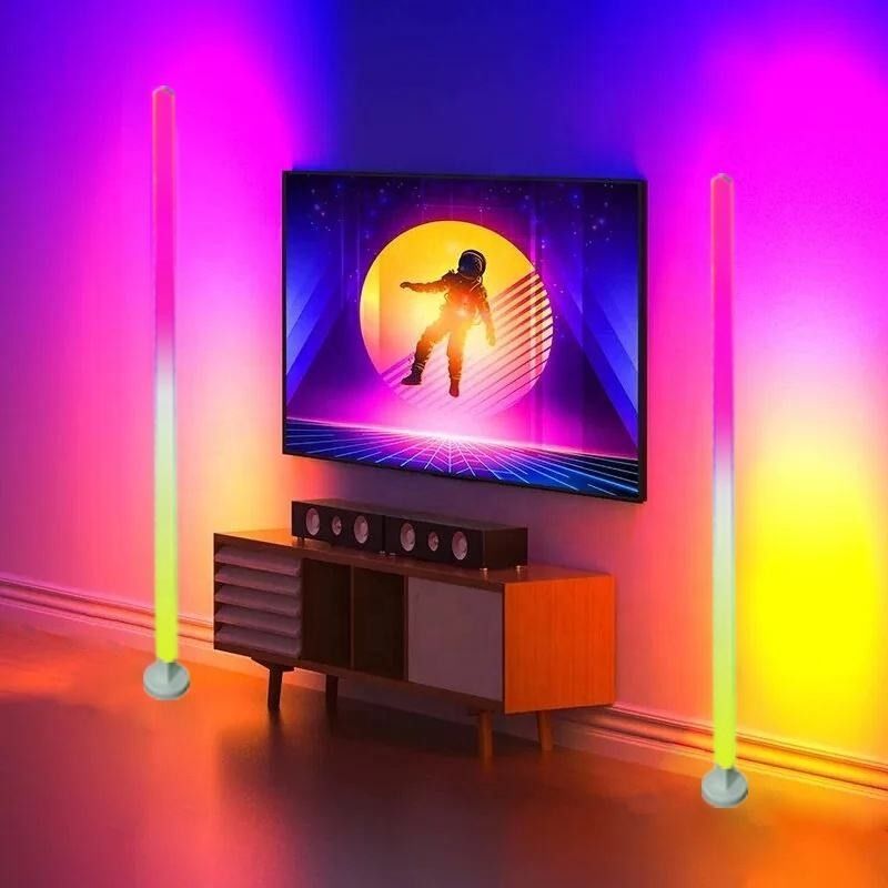 18 PC/Ctn DC5V Iluminación de piso decorativa para interiores con función de música y controlador IR