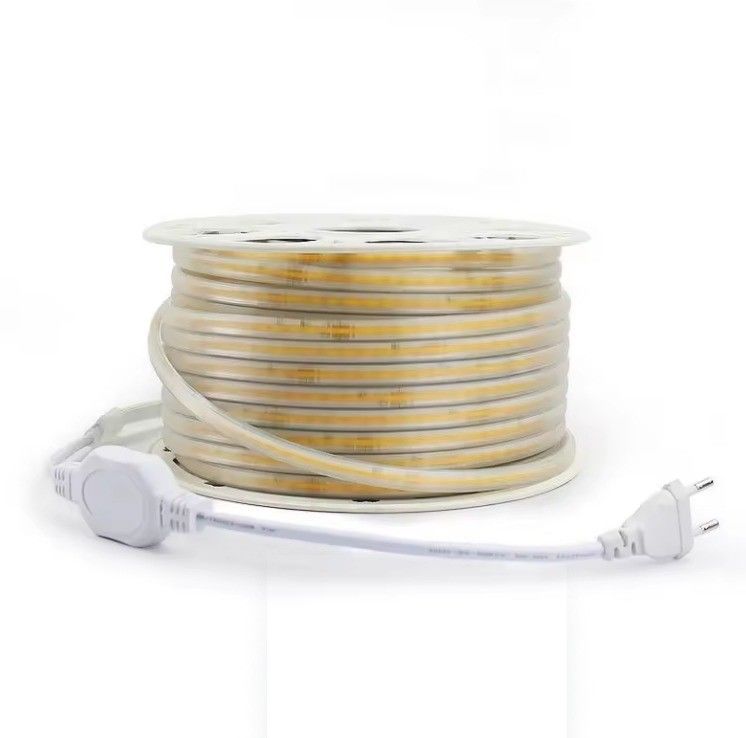 Luz de banda LED de alta tensión COB a prueba de agua exterior con clasificación IP65 y CRI Ra de 80