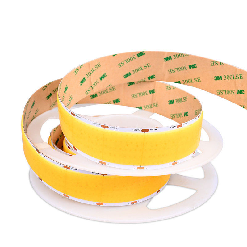 Super brillante COB Led Strip 30 mm de ancho 1600Leds por metro CRI 90 Luz personalizada