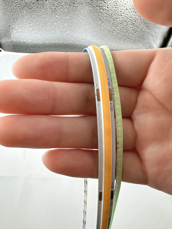 Super delgado de 3 mm de ancho de cobre PCB Cob Strips luz para la decoración de oficinas interiores al aire libre
